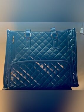 Quilted work Tote w/Pouch